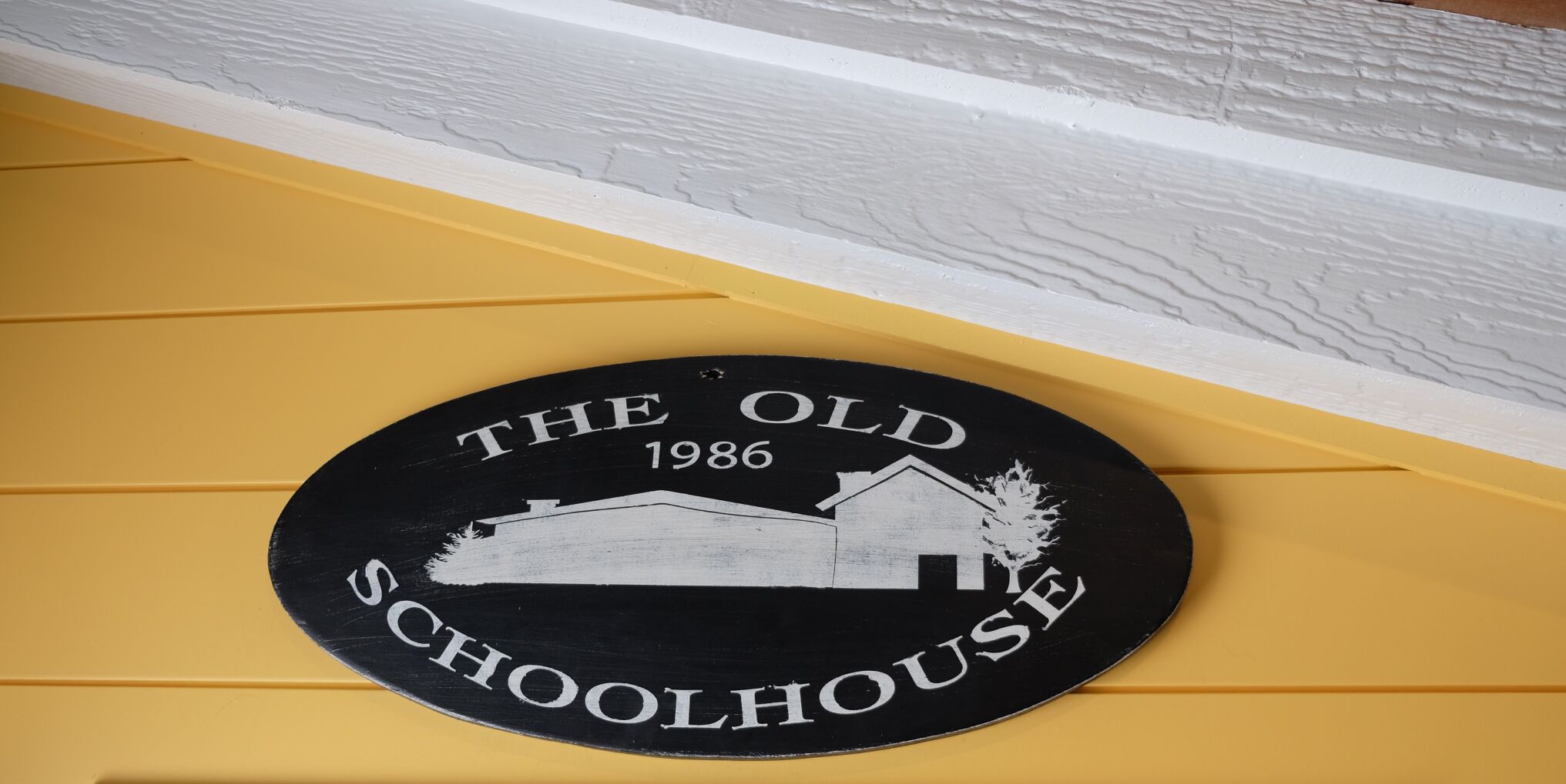 Schoolhouse signage